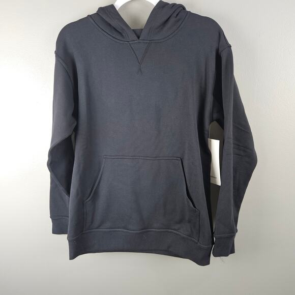 Lululemon All Yours Hoodie Terry Black Size 8 - Picture 1 of 6